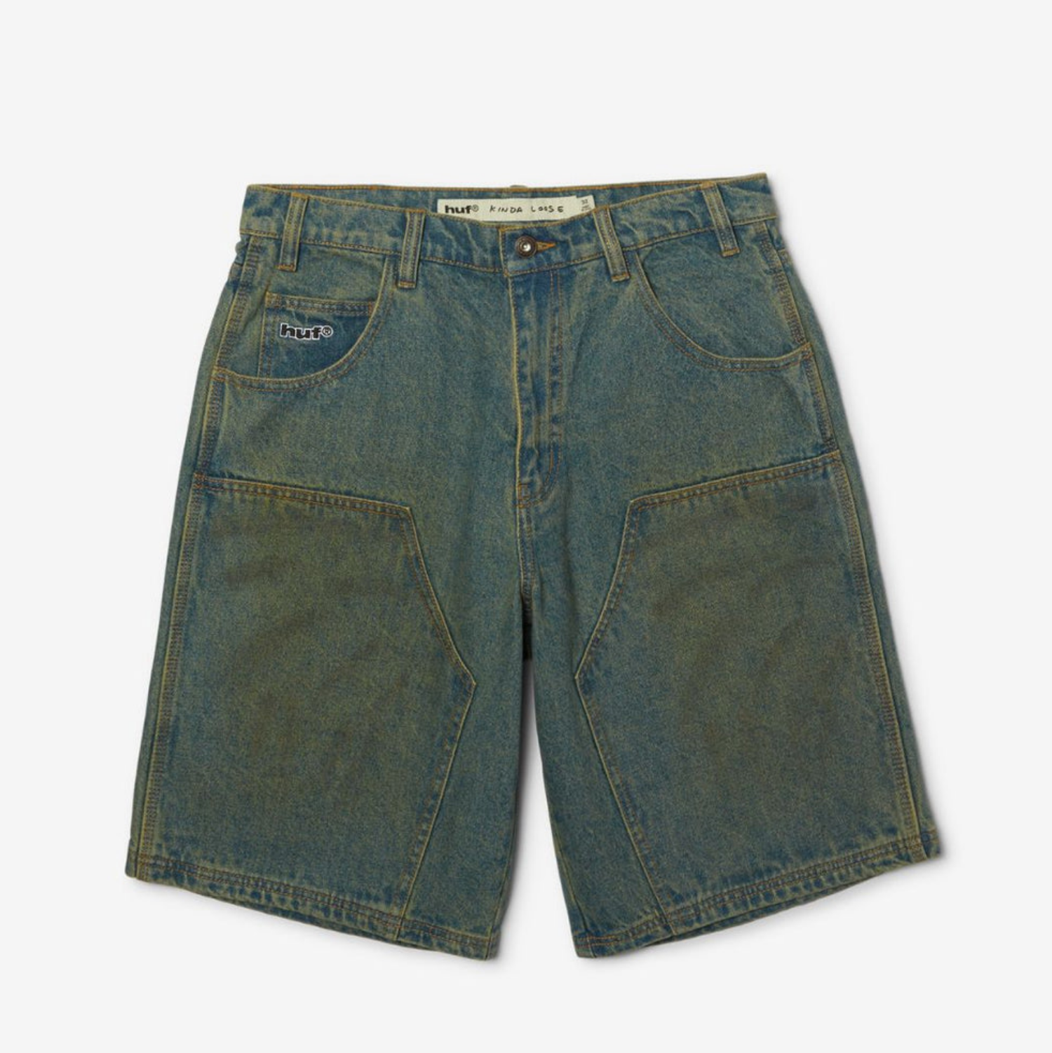 HUF Kinda Loose Double Knee Short Dirty Wash