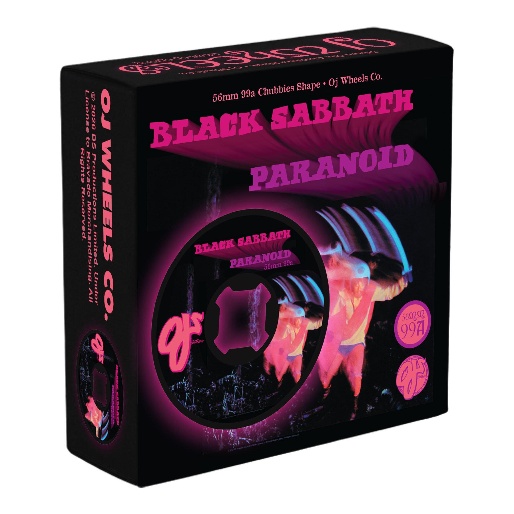 OJ Wheels Black Sabbath Paranoid Chubbies 99a 56mm