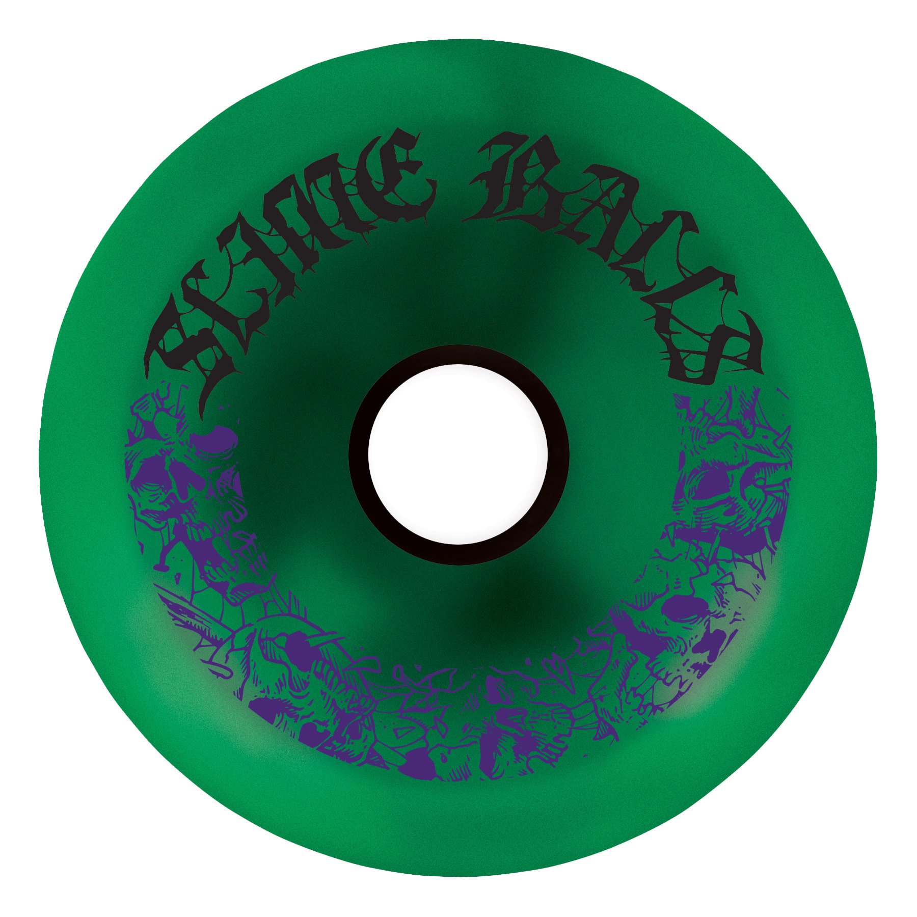 Slimeballs Mega Balls Metallic Green 78a 80mm