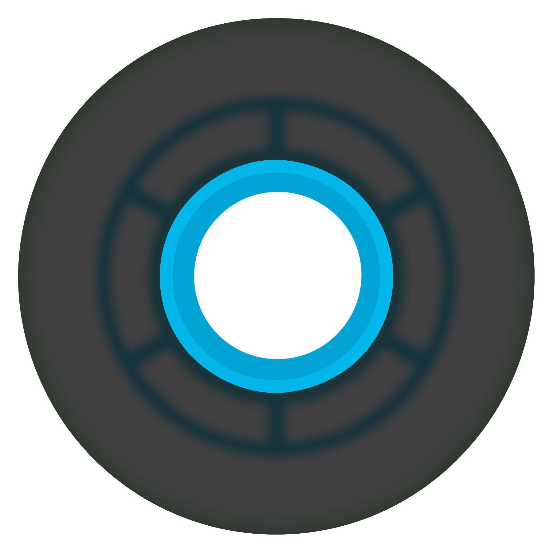 Ricta Ricta Clouds Trans Black/Blue 78a 57mm