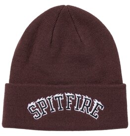 Spitfire Wheels Team Bighead Flame Beanie Brown
