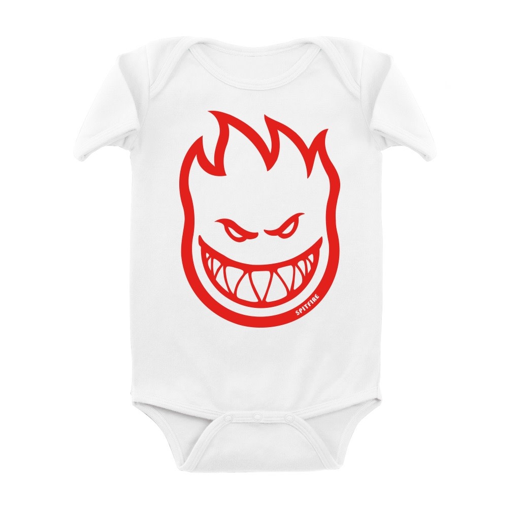 Spitfire Wheels Bighead Onesie White/Red