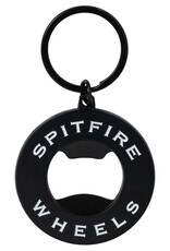 Spitfire Wheels Classic Swirl Bottle Keychain Black/White