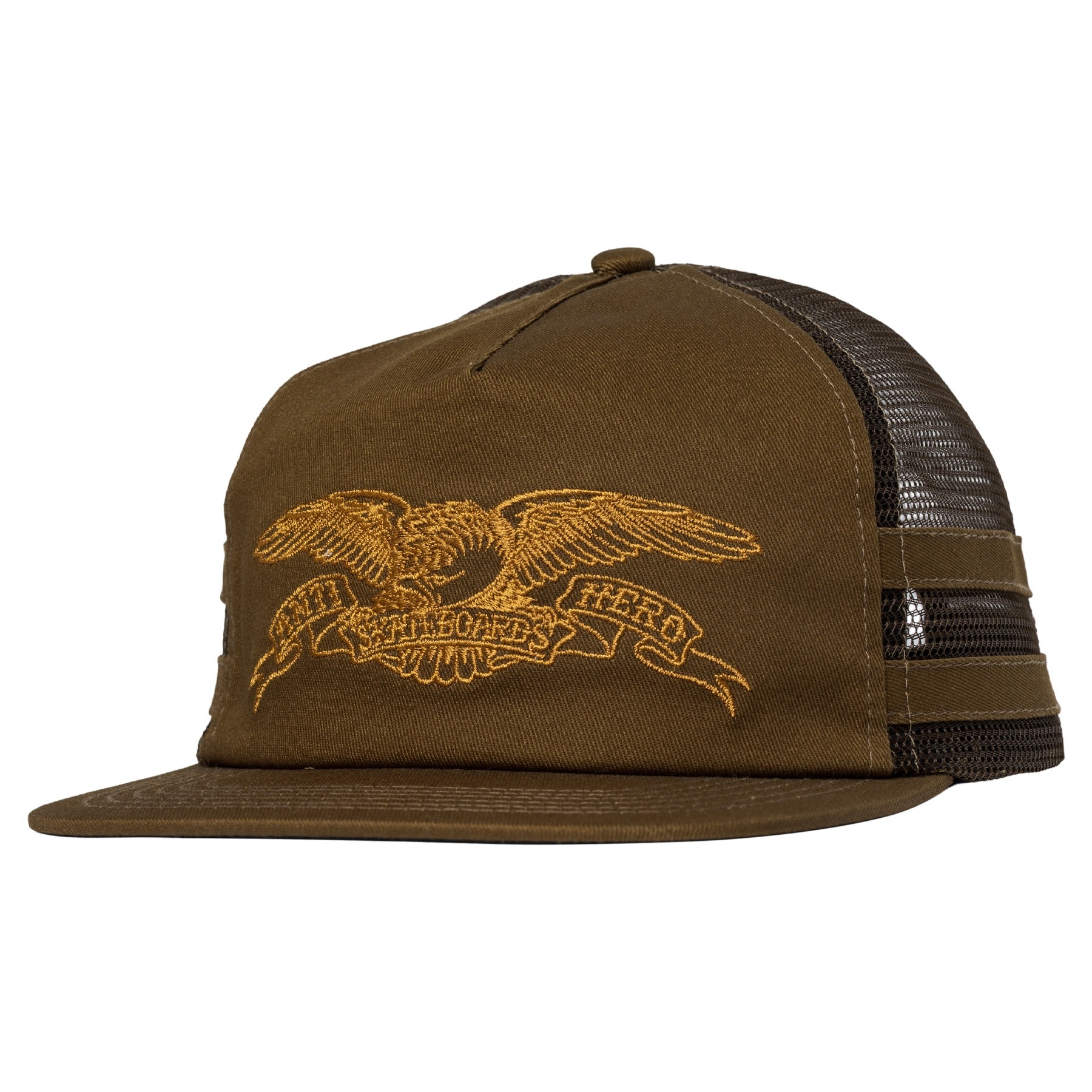 Anti Hero Basic Eagle Mesh Snapback Brown