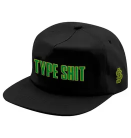 Shake Junt Type Shit Snapback Black