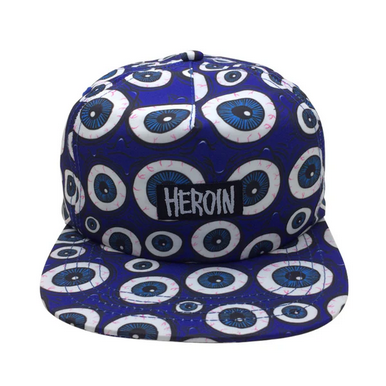 Heroin Eyes Snapback Royal Blue