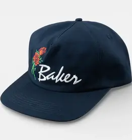 Baker Skateboards Roses Snapback Navy