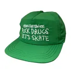 Heroin Fuck Drugs Snapback Green