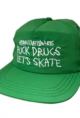Heroin Fuck Drugs Snapback Green