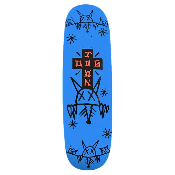 Dogtown Rat Race 2 Square Egg 9.38" Neon Blue