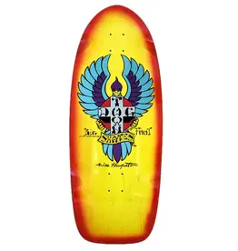 Dogtown Big Foot OG 70s Rider 11.87" Yellow/Red Fade Blue Wings