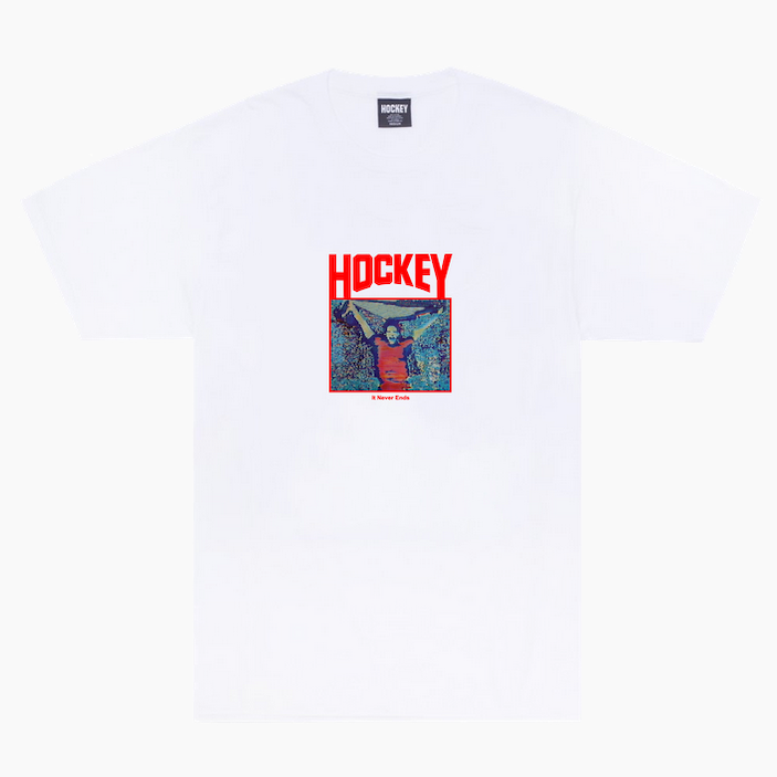 Hockey It Never Ends White