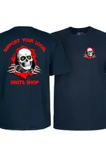 Powell Peralta Ripper Support Your Local Tee Navy M