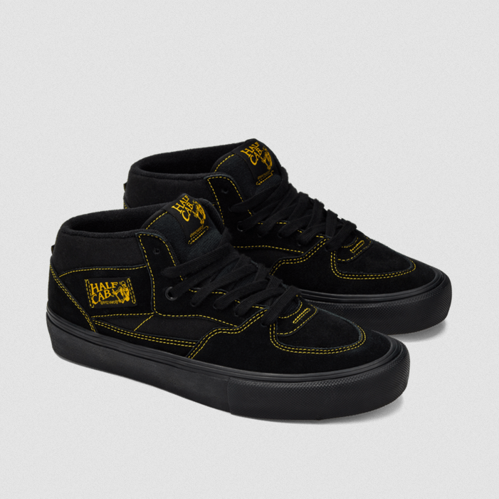 Vans Shoes Skate Half Cab Black/Mustard