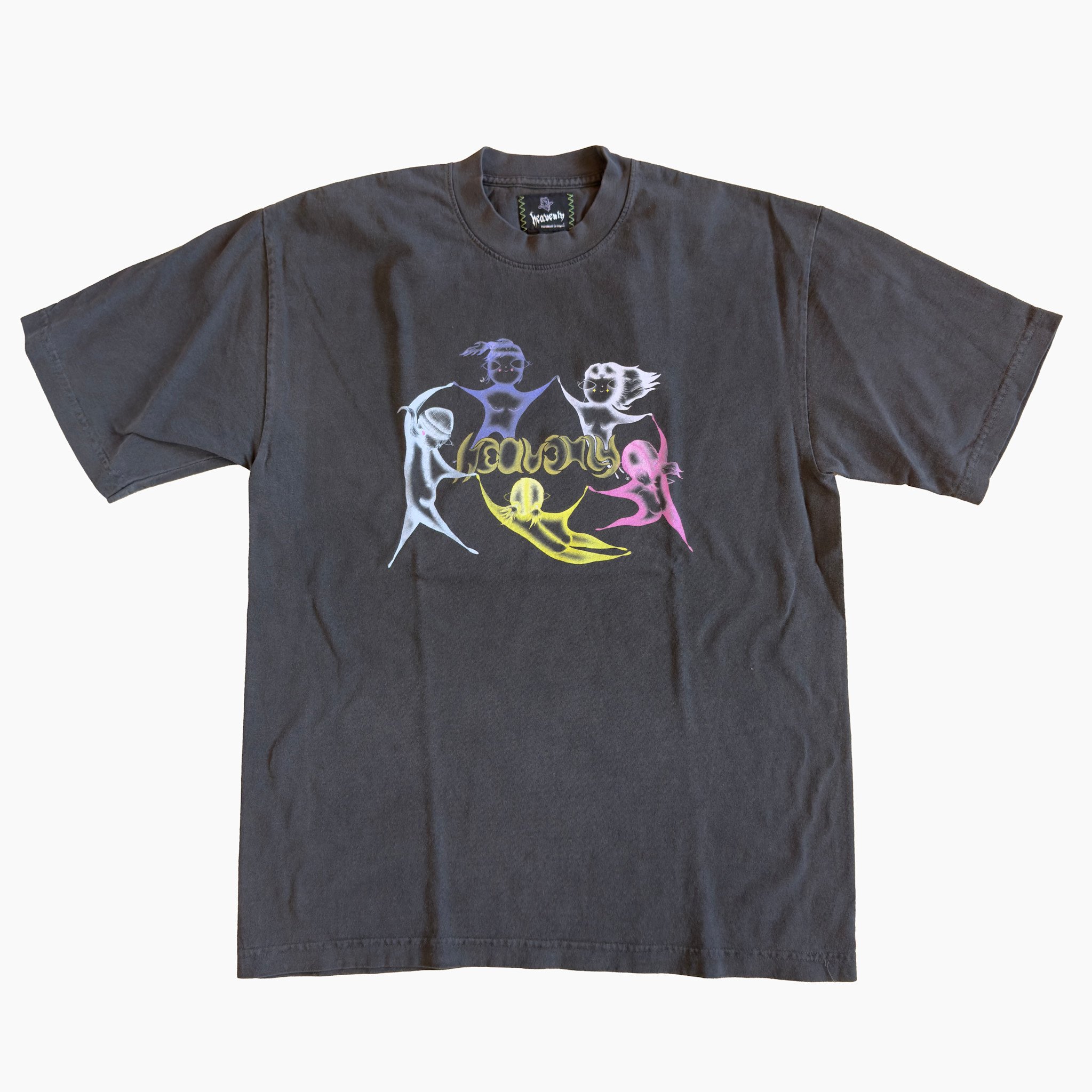 Heavenly Spring Rituals Vintage Black Tee