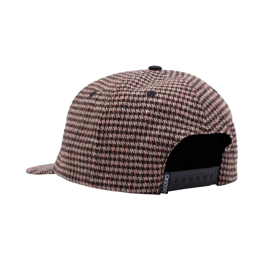 GX1000 Mini OG Logo Houndstooth Hat Brown/Black