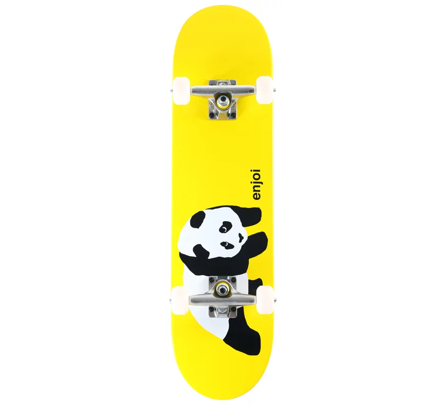 Enjoi Panda Complete 7.5" Yellow