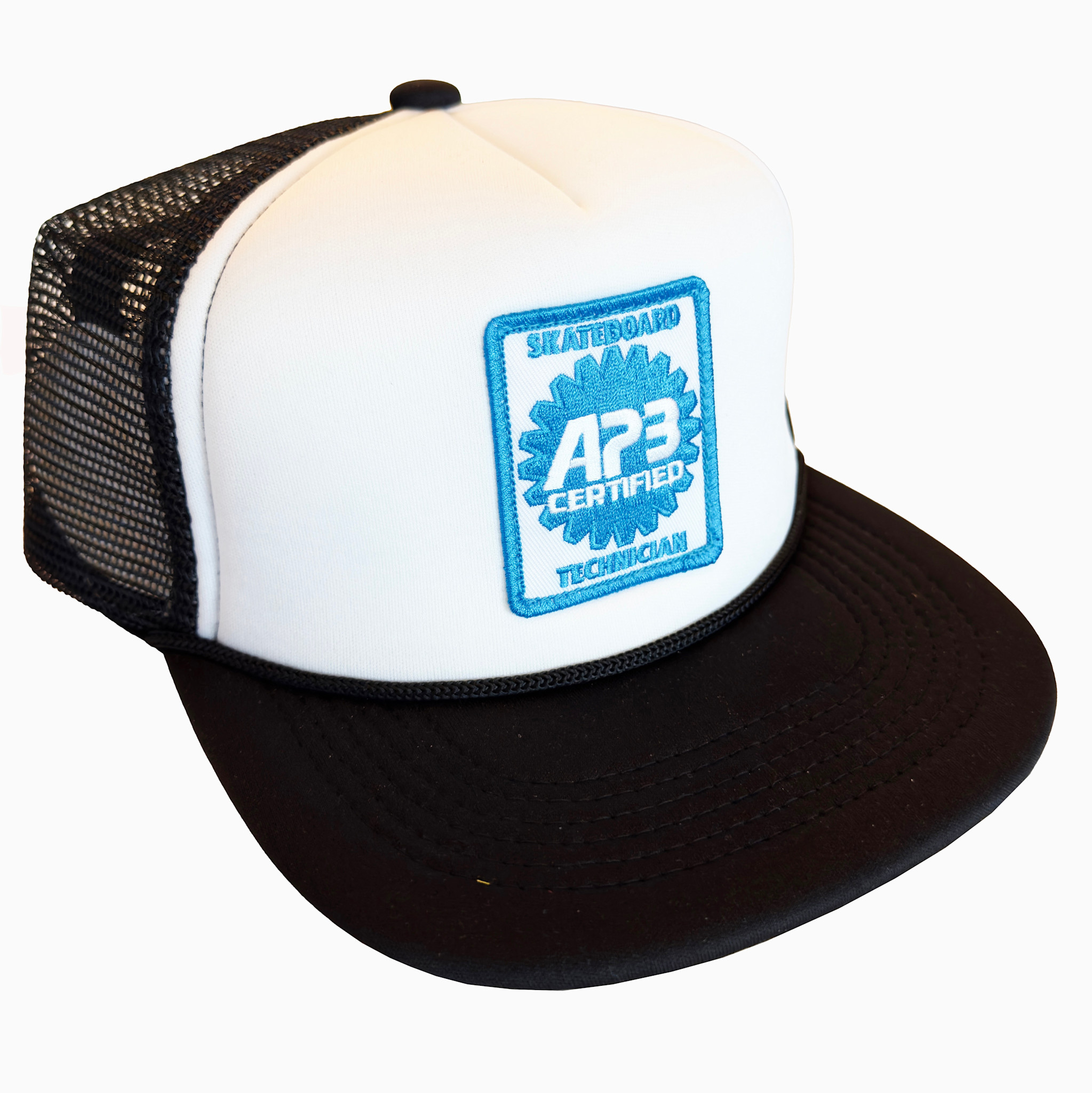 APB Skateshop APB Certified Trucker Hat Black/White