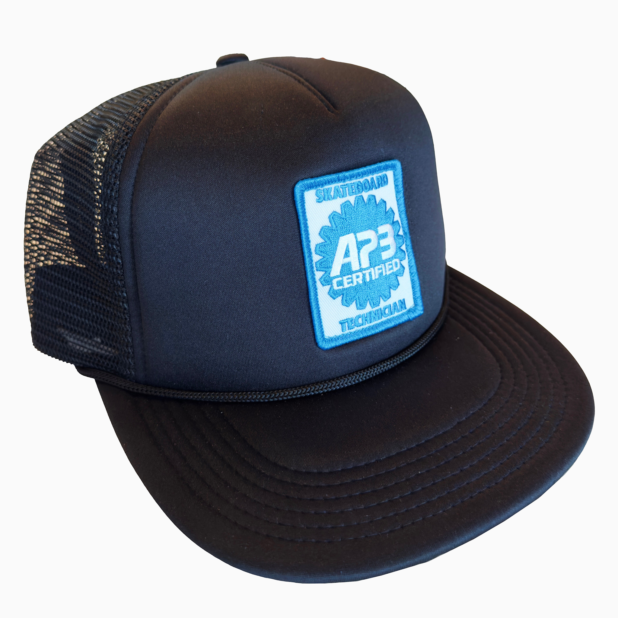 APB Skateshop APB Certified Trucker Hat Black/Black