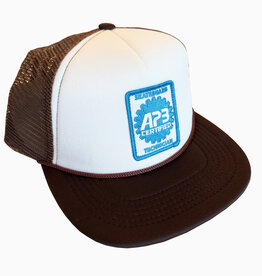 APB Skateshop APB Certified Trucker Hat Brown/White