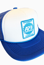 APB Skateshop APB Certified Trucker Hat Royal/White