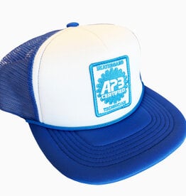 APB Skateshop APB Certified Trucker Hat Royal/White