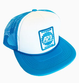 APB Skateshop APB Certified Trucker Hat Aqua/White
