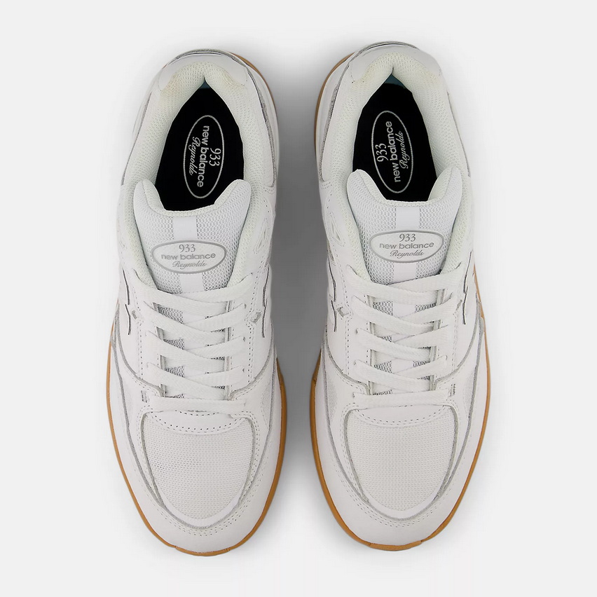 New Balance Numeric 933 Reynolds White Leather/Gum