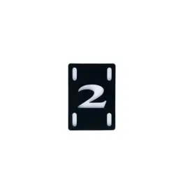 2 Riser Pads 2 Riser Pads Black 1/8" Street