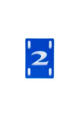 2 Riser Pads 2 Riser Pads Blue 1/4" Vert