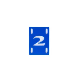 2 Riser Pads 2 Riser Pads Blue 1/4" Vert
