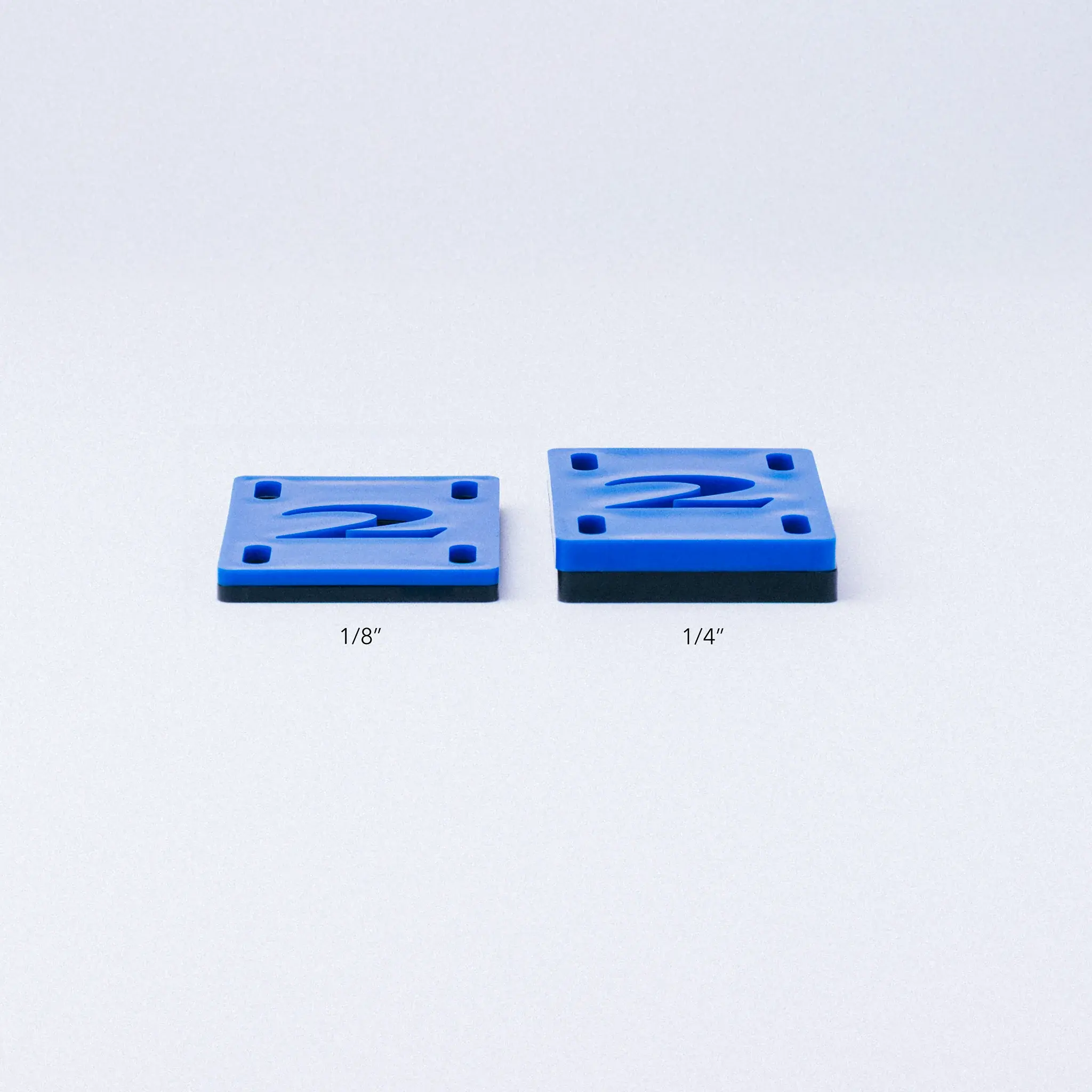 2 Riser Pads 2 Riser Pads Blue 1/4" Vert