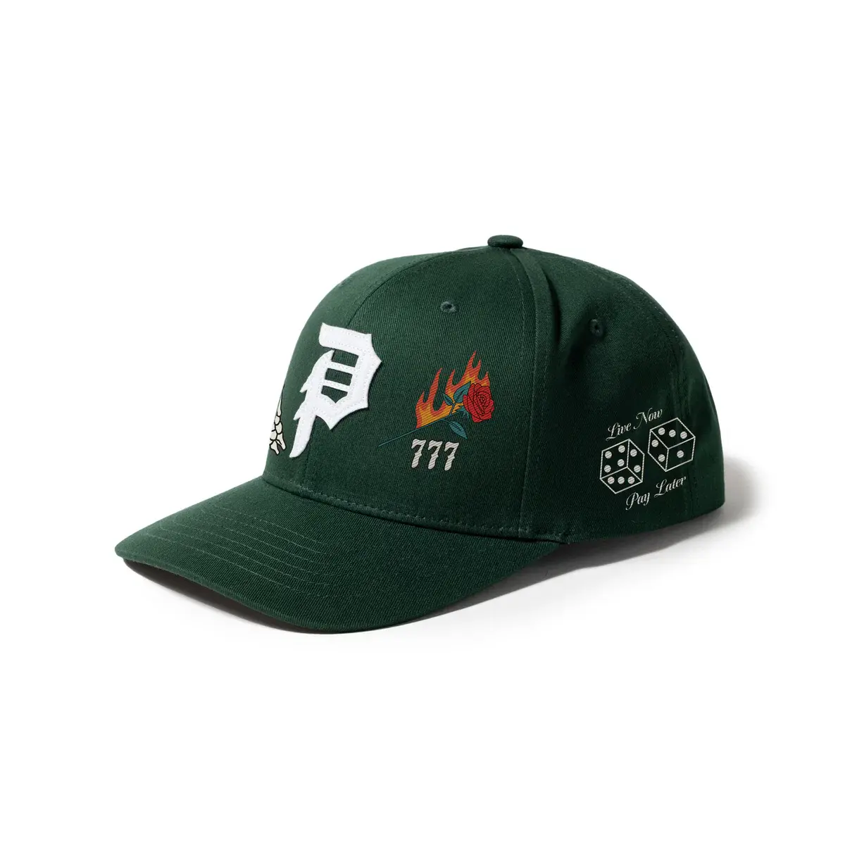 Primitive Blackjack Snapback Forest Green