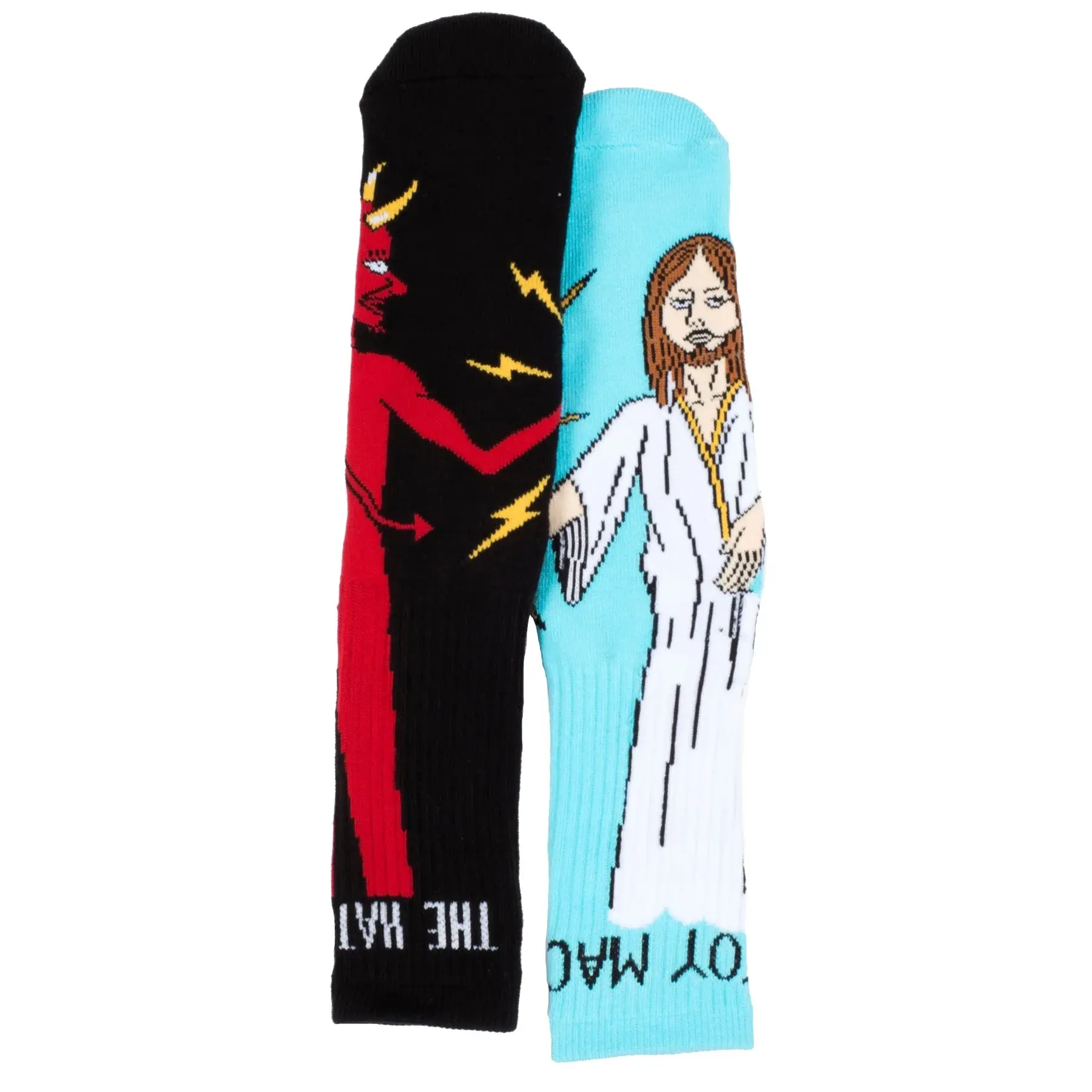 Toy Machine Bury The Hatchet Blk/Blue Sock