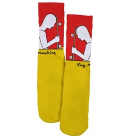 Toy Machine Skater Sock Yellow