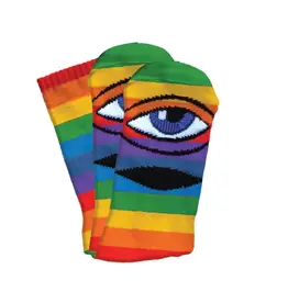 Toy Machine Sect Eye Rainbow Sock