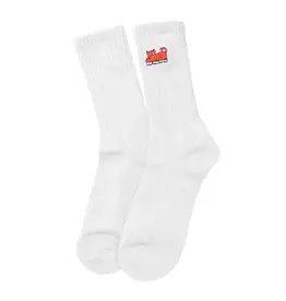 Toy Machine Devil Cat White Sock
