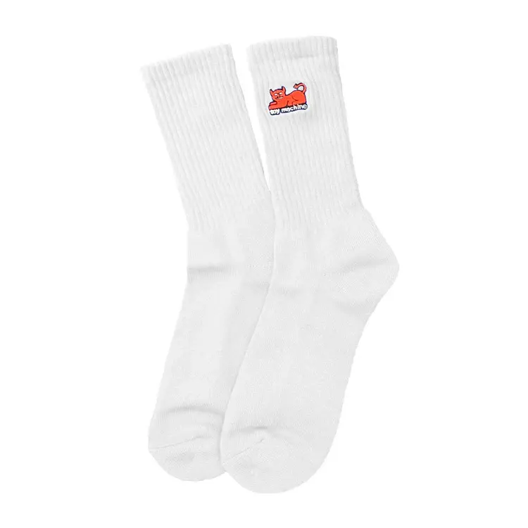 Toy Machine Devil Cat White Sock