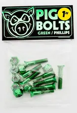 Pig Wheels Pig Green 1" Phillips Hardware
