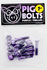 Pig Wheels Pig Purple 1" Phillips Hardware