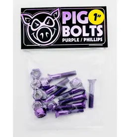 Pig Wheels Pig Purple 1" Phillips