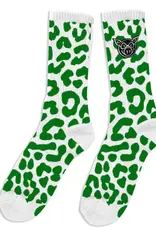 Pig Wheels Pig Leopard Socks Green