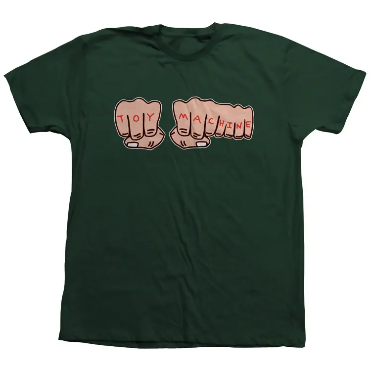 Toy Machine Fists Tee Forest