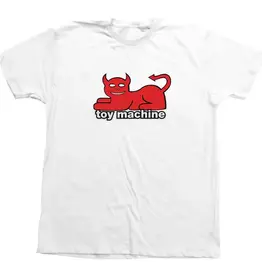 Toy Machine Devil Cat Tee White