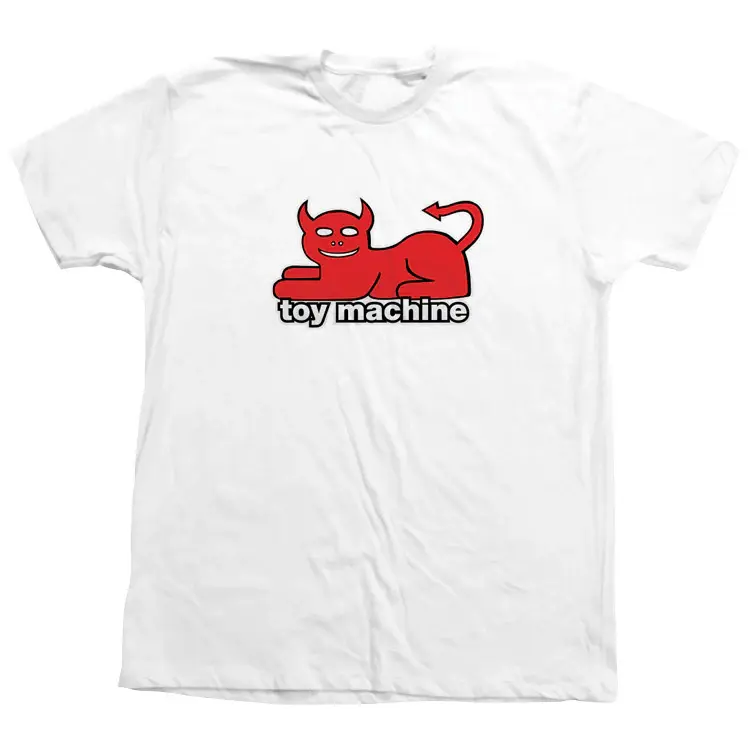 Toy Machine Devil Cat Tee White