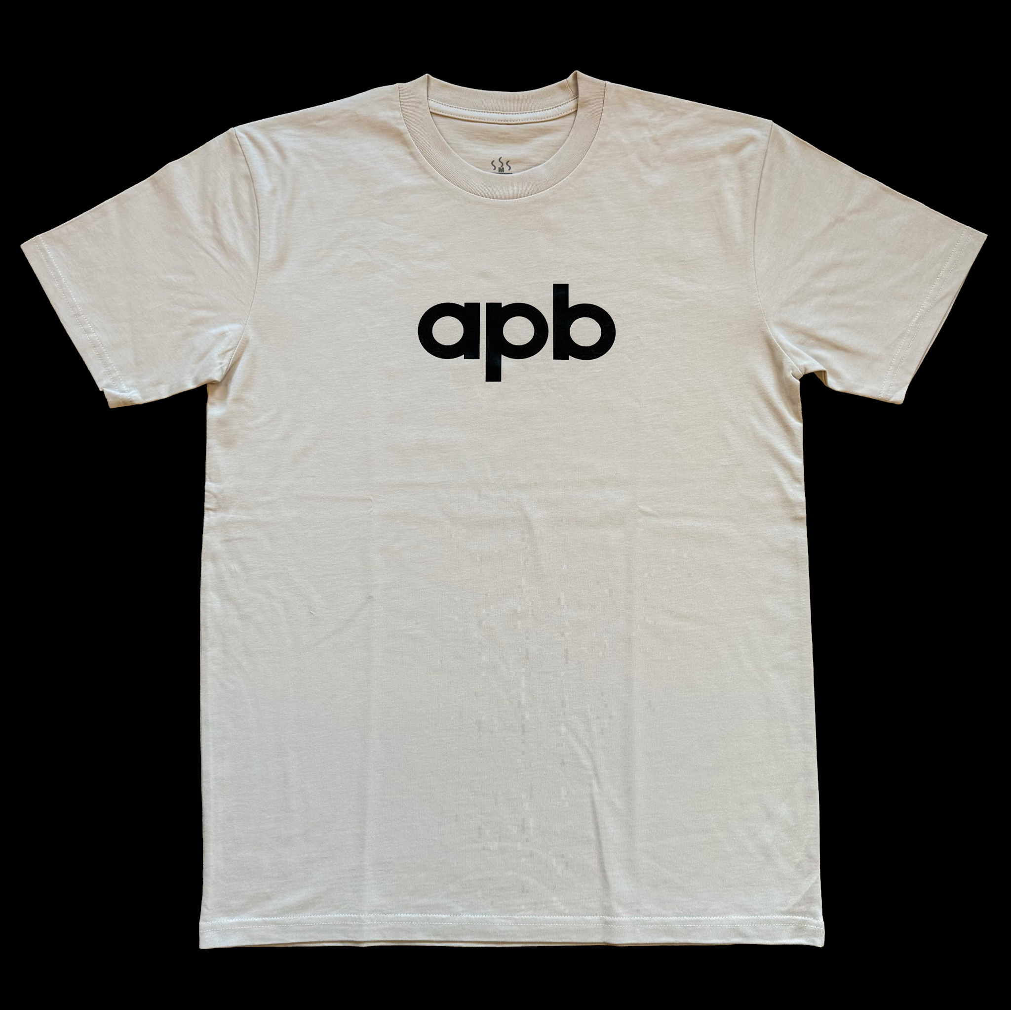 APB Skateshop APB Logo Tee Bone/Black