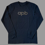 APB Skateshop APB Logo Tee L/S Black/Black