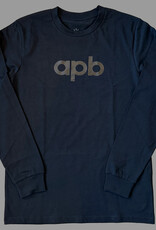 APB Skateshop APB Logo Tee L/S Black/Black