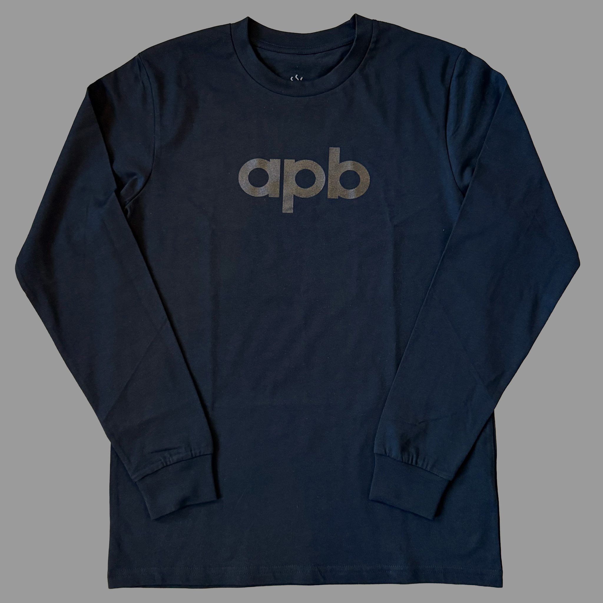 APB Skateshop APB Logo Tee L/S Black/Black