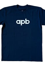 APB Skateshop APB Logo Tee Navy/White